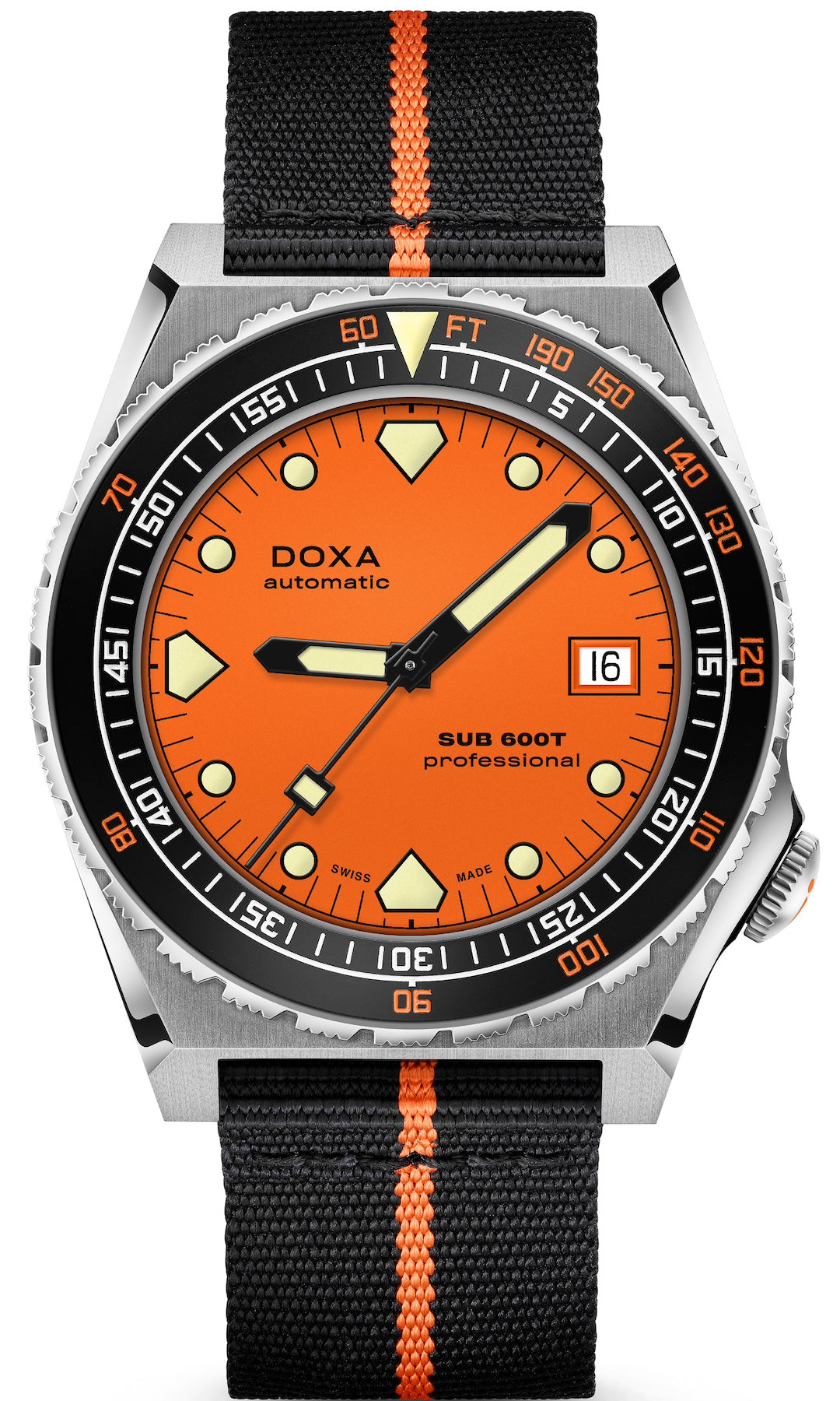 Doxa SUB 600T Professional Nato Watch 861.10.351.34.N Image 1