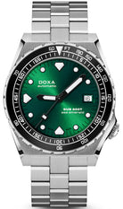 Doxa SUB 600T Sea Emerald Ceramic Bracelet Watch 861.10.131.10 Image 1