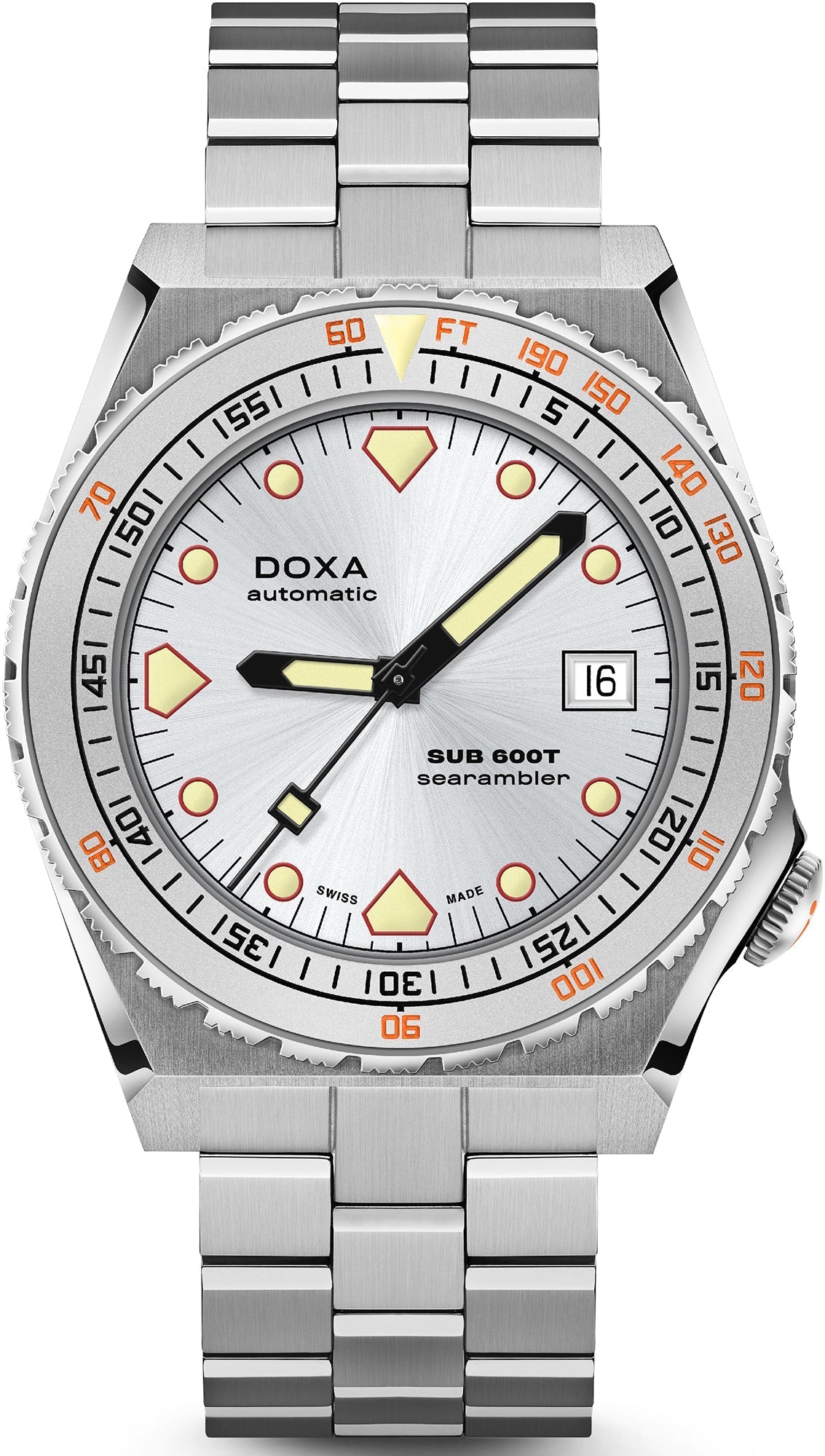 Doxa SUB 600T Searambler Bracelet Watch 862.10.021.10 Image 1