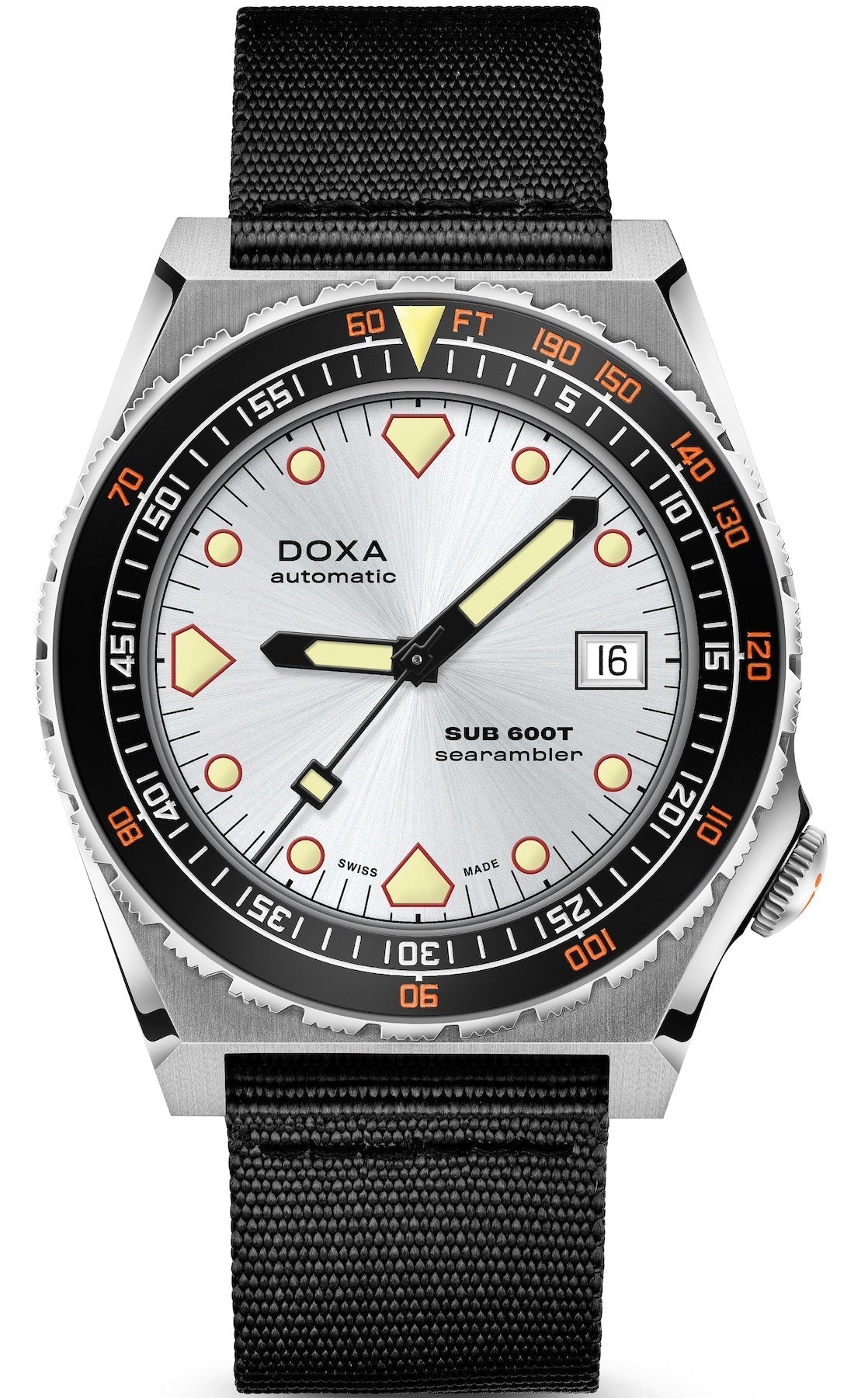 Doxa SUB 600T Searambler Nato Watch 861.10.021.20.N Image 1