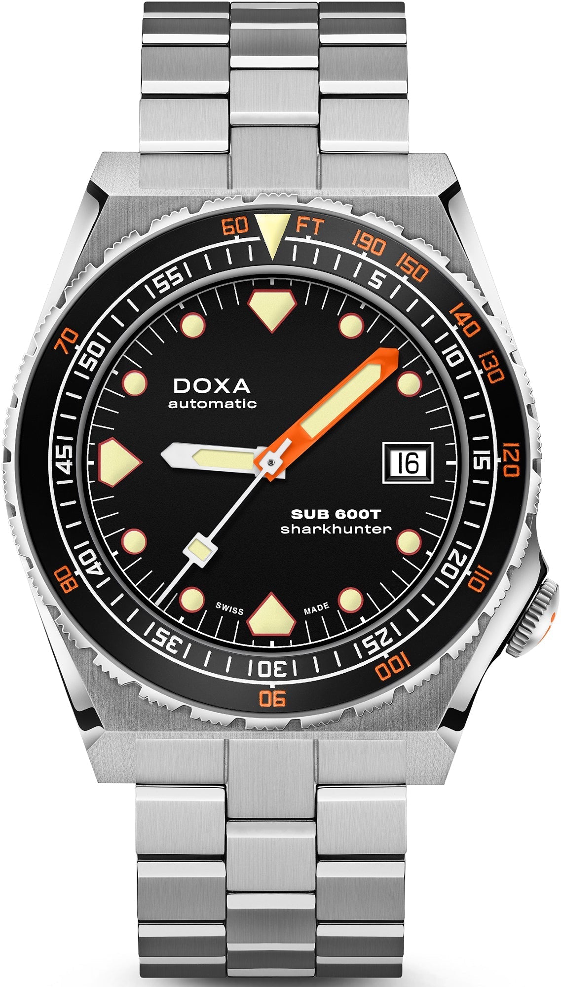 Doxa SUB 600T Sharkhunter Bracelet Watch 861.10.101.10 Image 1
