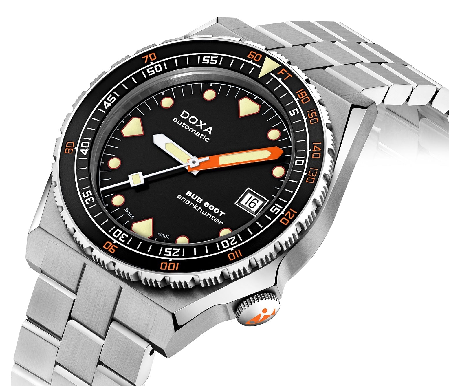 Doxa SUB 600T Sharkhunter Bracelet Watch 861.10.101.10 Image 2