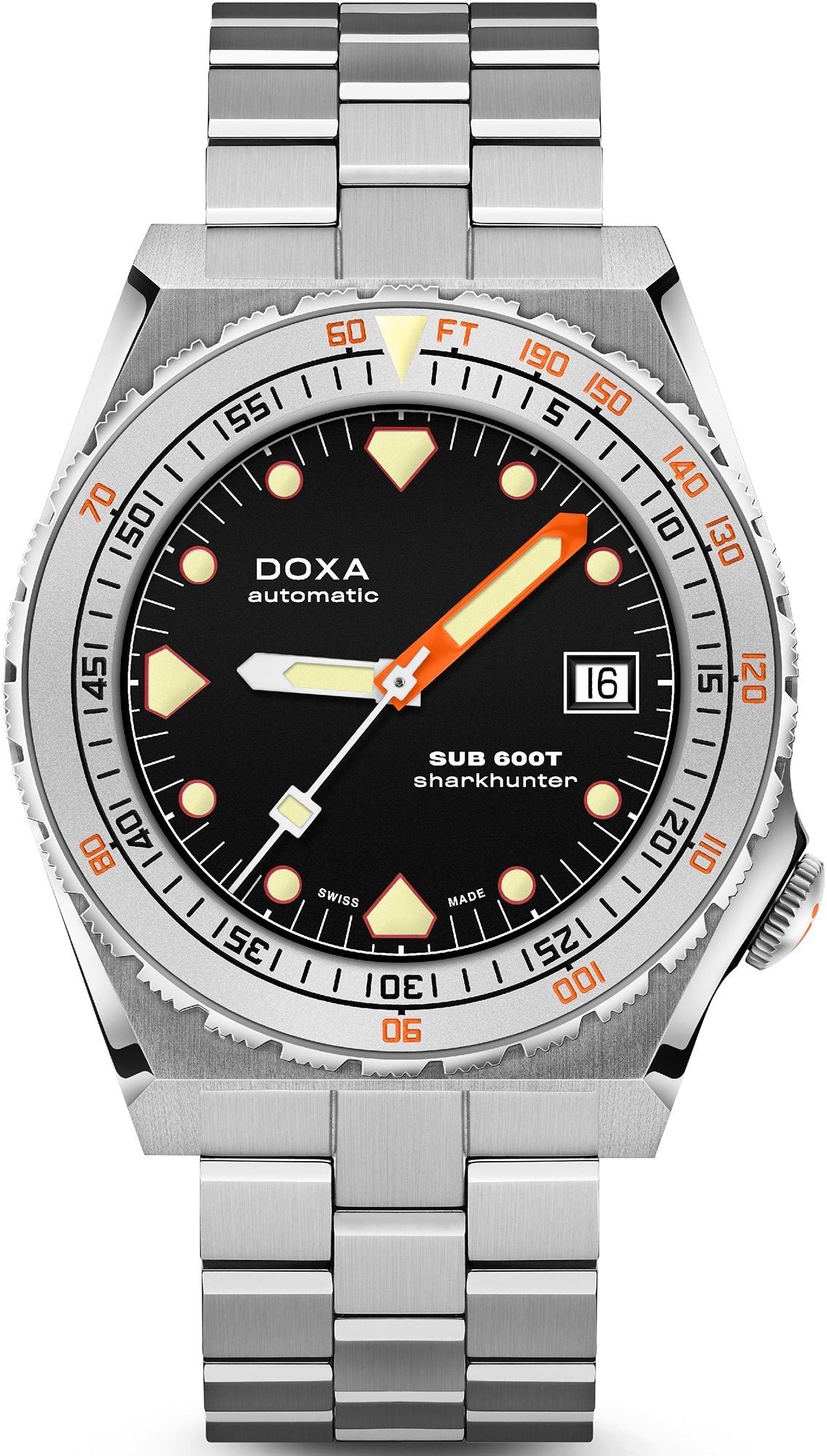 Doxa SUB 600T Sharkhunter Bracelet Watch 862.10.101.10 Image 1
