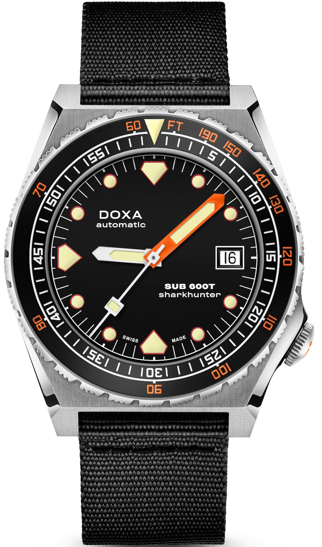Doxa SUB 600T Sharkhunter Nato Watch 861.10.101.20.N Image 1