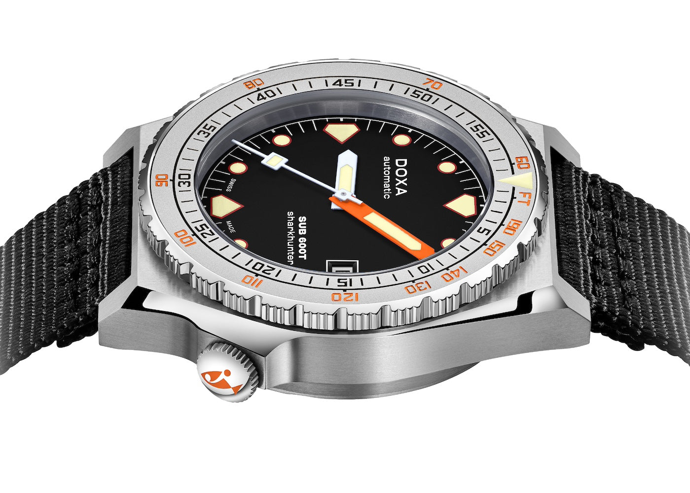 Doxa SUB 600T Sharkhunter Nato Watch 862.10.101.20.N Image 3