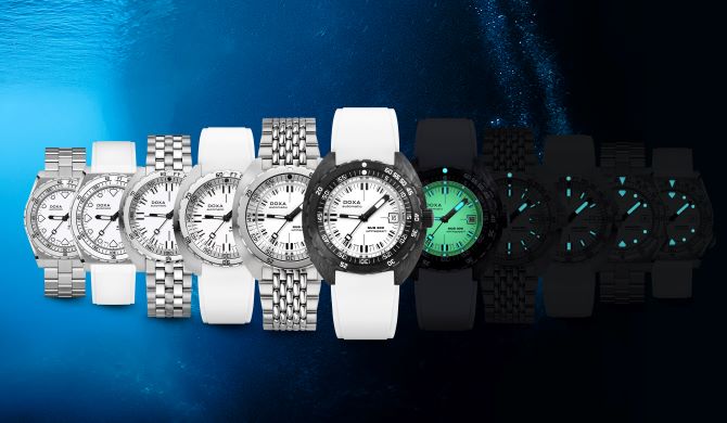 Doxa SUB 600T Whitepearl Bracelet Watch 861.10.011.10 Image 4
