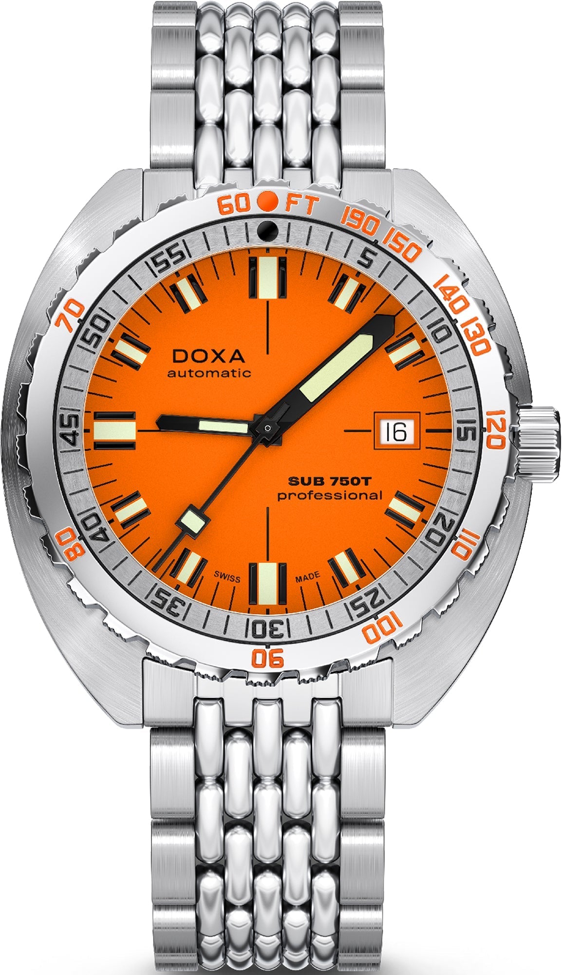 Doxa Sub 750T Professional Bracelet Watch 825.10.351.10 Image 1