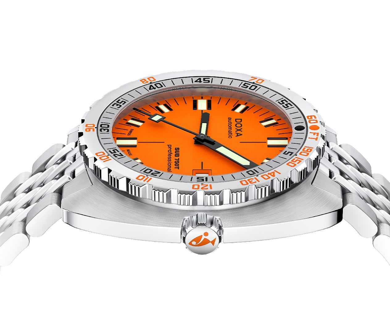 Doxa Sub 750T Professional Bracelet Watch 825.10.351.10 Image 3