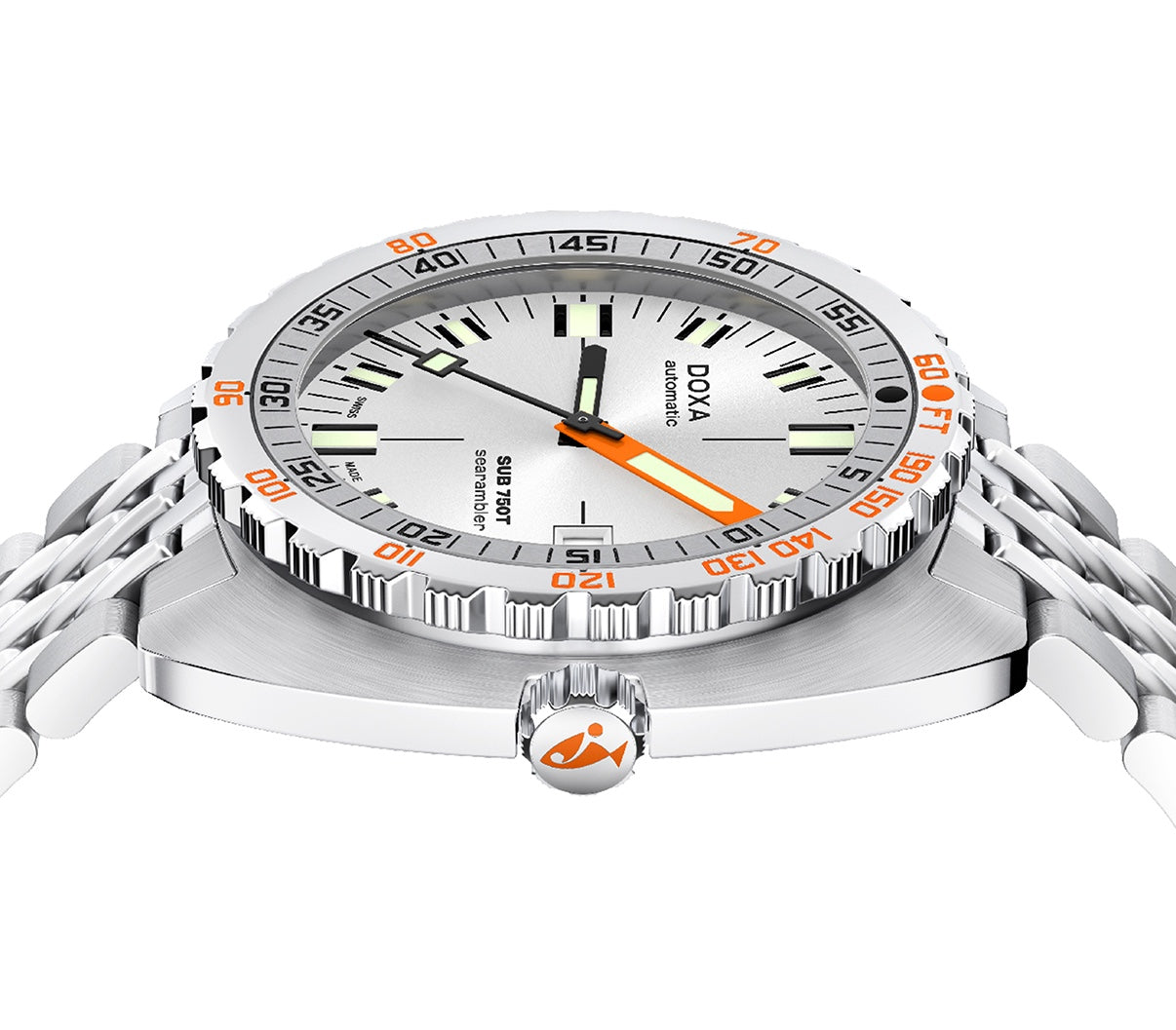 Doxa Sub 750T Searambler Bracelet Watch 825.10.021.10 Image 3