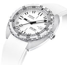 Doxa Sub 750T Whitepearl White Rubber Watch 825.10.011.23 Image 2