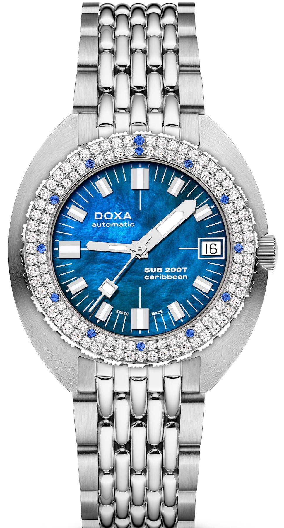 Doxa Watch SUB 200T Diamonds Caribbean 804.10D.201.10 Image 1