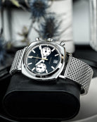 Duckworth Prestex 42 Black Sunburst Mesh Bracelet Watch D550-01-ST Image 4