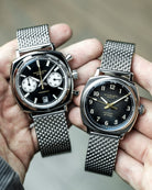 Duckworth Prestex 42 Black Sunburst Mesh Bracelet Watch D550-01-ST Image 5