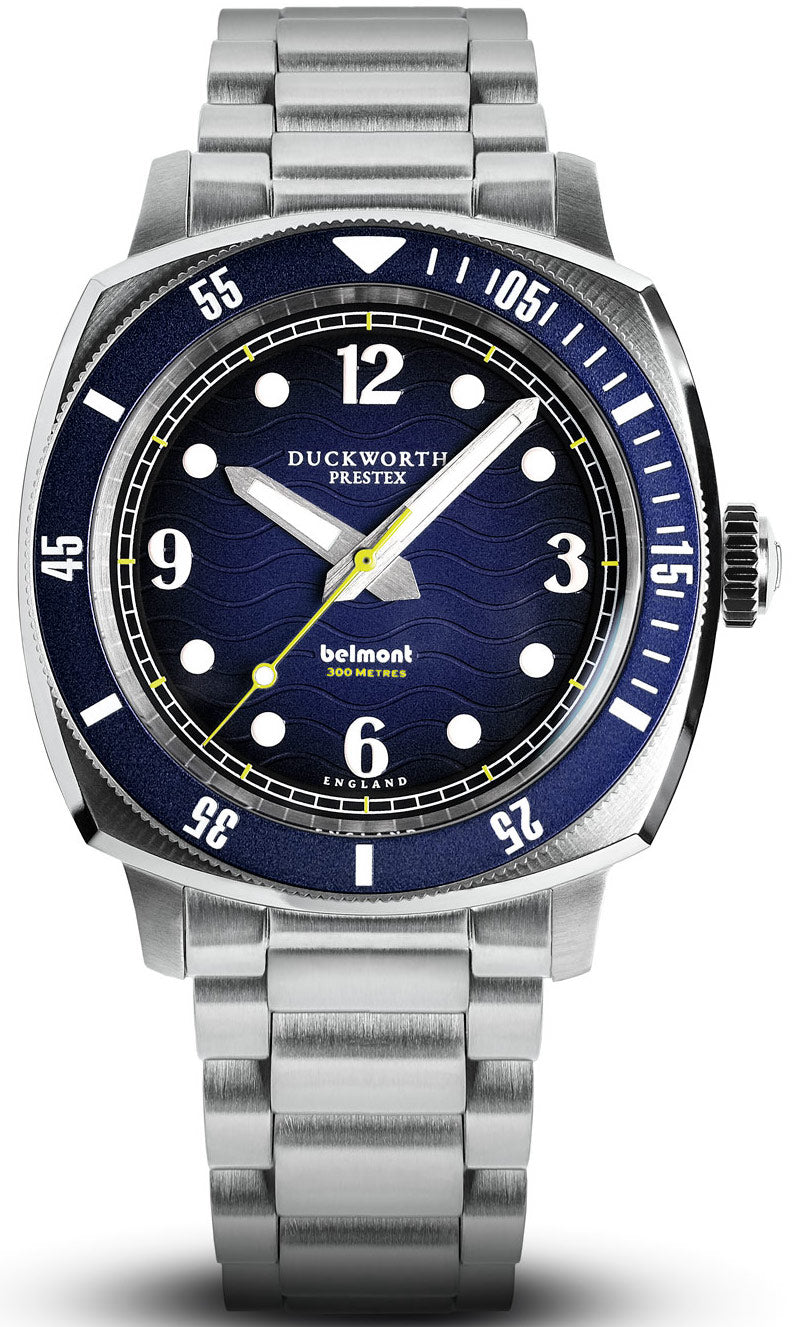 Duckworth Prestex Belmont Dive Blue Bracelet Watch D328-03-ST Image 1
