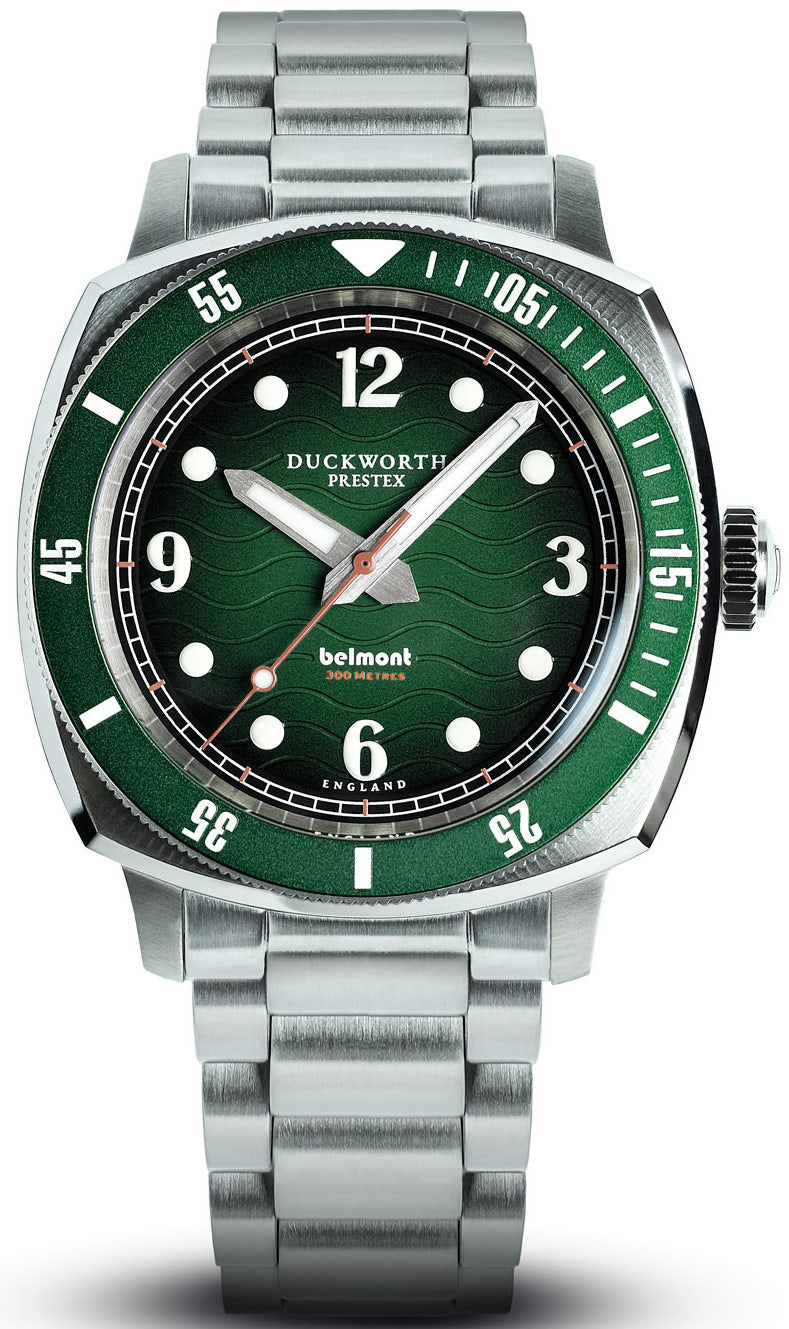 Duckworth Prestex Belmont Dive Green Bracelet Watch D328-04-ST Image 1