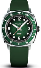Duckworth Prestex Belmont Dive Green Green Rubber Watch D328-03-ER Image 1