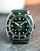 Duckworth Prestex Belmont Dive Green Green Rubber Watch D328-03-ER Image 3