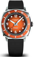 Duckworth Prestex Belmont Dive Orange Black Rubber Watch D328-05-AR Image 1