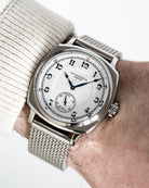 Duckworth Prestex Bolton Small Seconds White Mesh Bracelet Watch D667-02-ST Image 3