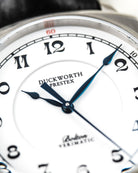 Duckworth Prestex Bolton Verimatic White Black Leather Watch D703-02-A Image 2