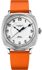 Duckworth Prestex Bolton Verimatic White Orange Rubber Watch D703-02-OR Image 1