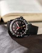Duckworth Prestex Broadgate GMT Black PVD Black Rubber Watch D760-01-AR Image 2