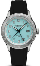 Duckworth Prestex Broadgate GMT Blue Black Rubber Watch D760-03-AR Image 1