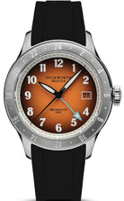 Duckworth Prestex Broadgate GMT Orange Black Rubber Watch D760-05-AR Image 1