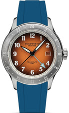 Duckworth Prestex Broadgate GMT Orange Blue Rubber Watch D760-05-DR Image 1