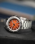 Duckworth Prestex Broadgate GMT Orange Bracelet Watch D760-05-ST Image 2
