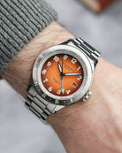 Duckworth Prestex Broadgate GMT Orange Bracelet Watch D760-05-ST Image 3