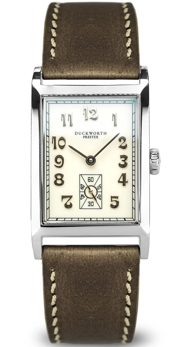 Duckworth Prestex Centenary Cream Brown Leather Watch D803-06-B Image 1