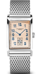 Duckworth Prestex Centenary Salmon Pink Mesh Bracelet Watch D803-07-ST Image 1