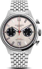 Duckworth Prestex Lostock Silver 40mm Quartz Chronograph Bracelet Watch D547-11 ST Image 1