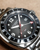Duckworth Prestex Rivington GMT Black Grey Fume Steel Bracelet Watch D489-01-ST Image 6