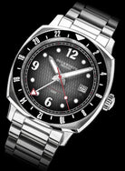 Duckworth Prestex Rivington GMT Black Grey Fume Steel Bracelet Watch D489-01-ST Image 7