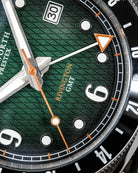 Duckworth Prestex Rivington GMT Green Fume Steel Bracelet Watch D489-04-ST Image 3