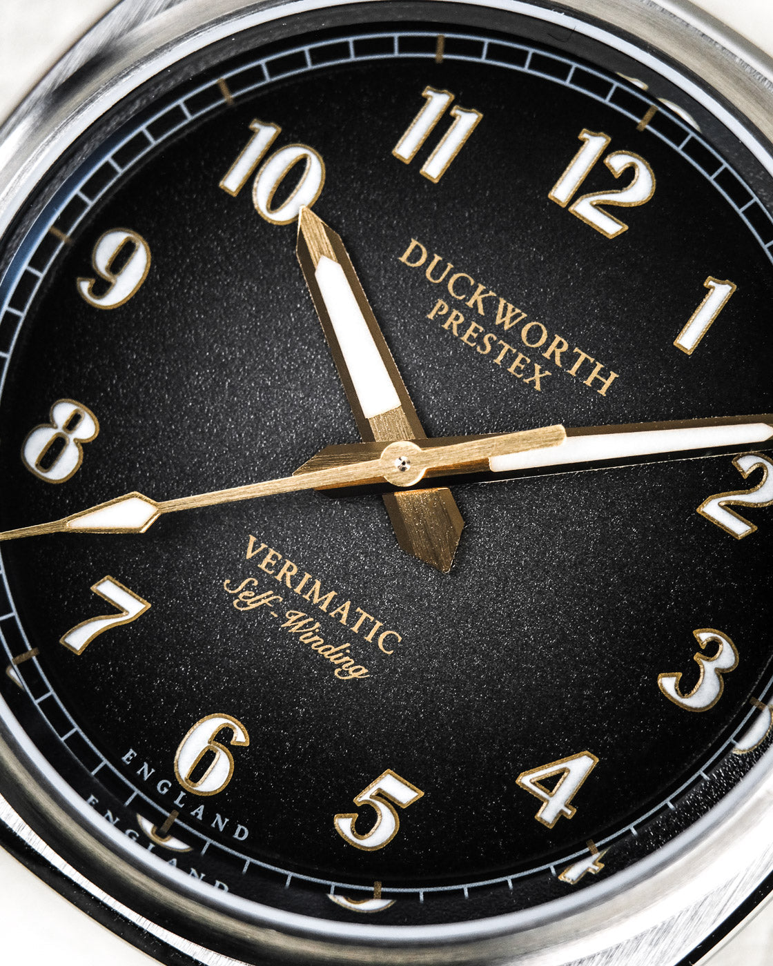 Duckworth Prestex Verimatic Black Fume Mesh Bracelet Watch D891-01-ST Image 2