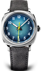 Duckworth Prestex Verimatic Blue Fume Grey Suede Watch D891-03-G Image 1