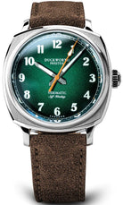 Duckworth Prestex Verimatic Green Fume Brown Suede Watch D891-04-F Image 1