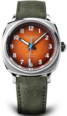 Duckworth Prestex Verimatic Orange Fume Birch Green Suede Watch D891-05-L Image 1