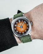 Duckworth Prestex Verimatic Orange Fume Birch Green Suede Watch D891-05-L Image 6