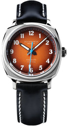 Duckworth Prestex Verimatic Orange Fume Black Leather Watch D891-05-A Image 1