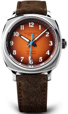 Duckworth Prestex Verimatic Orange Fume Brown Suede Watch D891-05-F Image 1