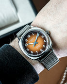Duckworth Prestex Verimatic Orange Fume Mesh Bracelet Watch D891-05-ST Image 3