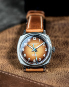 Duckworth Prestex Verimatic Orange Fume Tan Leather Watch D891-05-B Image 4
