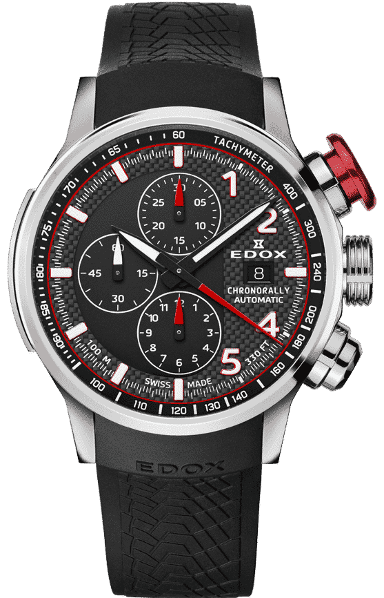 Edox Chronorally Automatic Watch 01129 TRCA NCAR Image 1