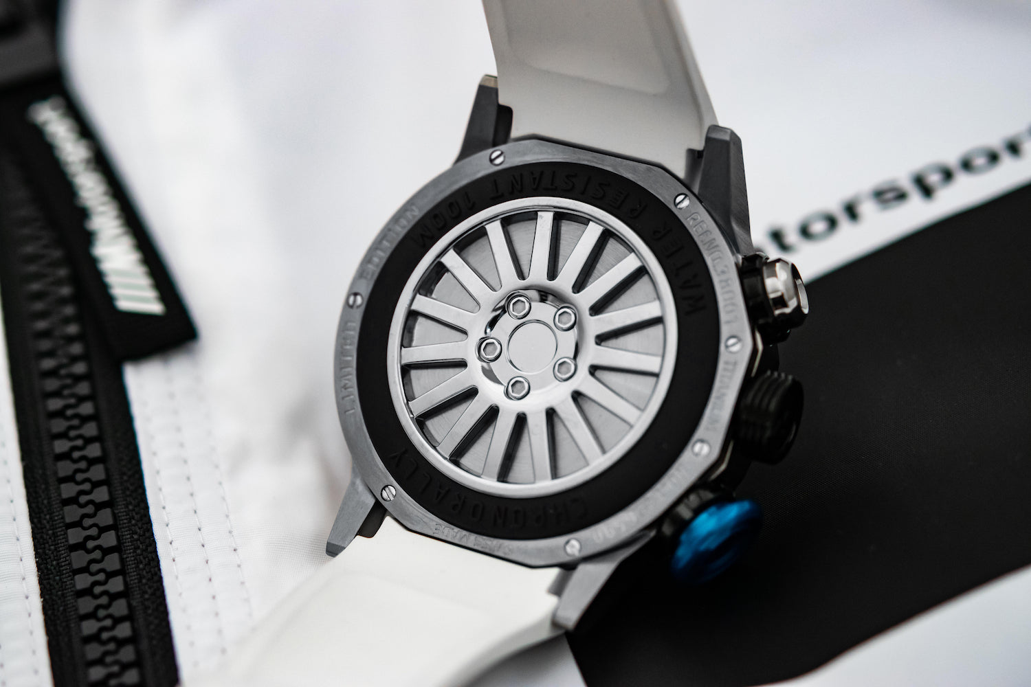 Edox Chronorally BMW M Motorsport Limited Edition Watch 38001 TINNBU BN Image 7