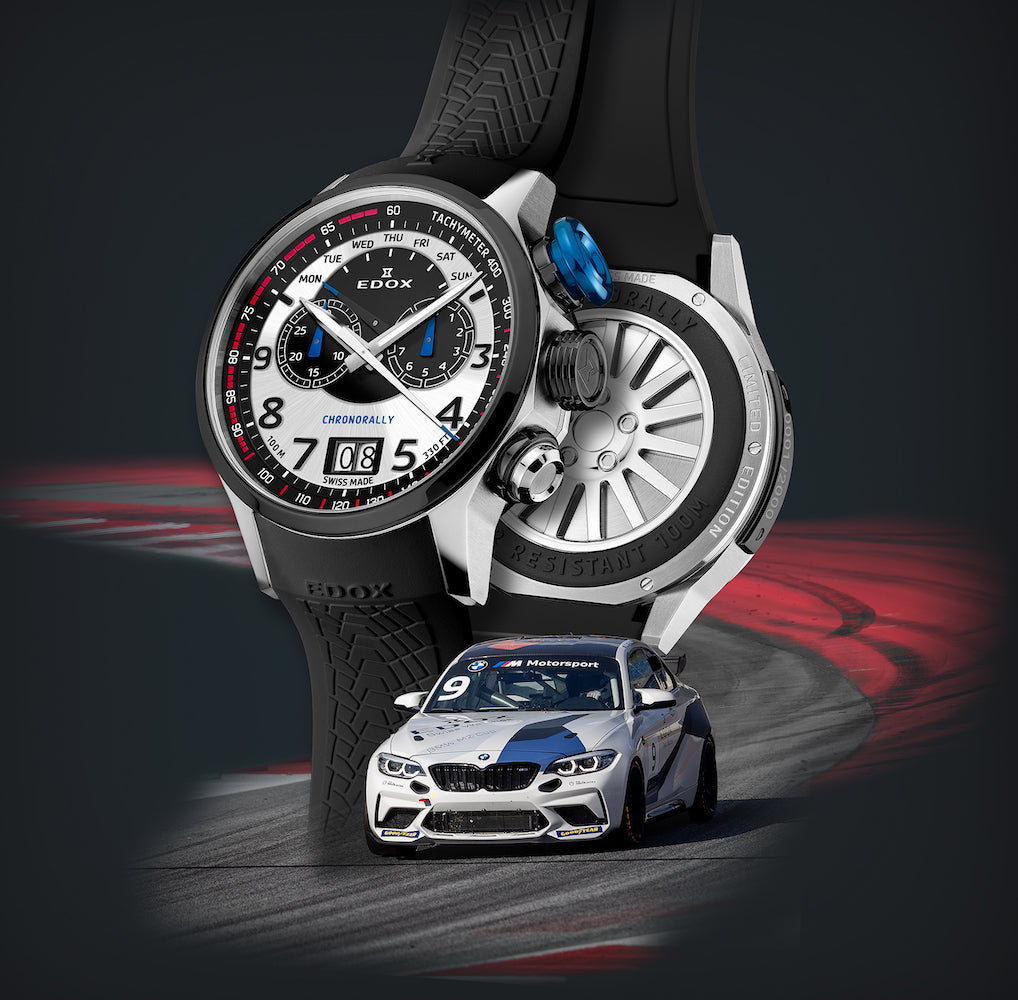 Edox Chronorally BMW M Motorsport Limited Edition Watch 38001 TINNBU BN Image 8