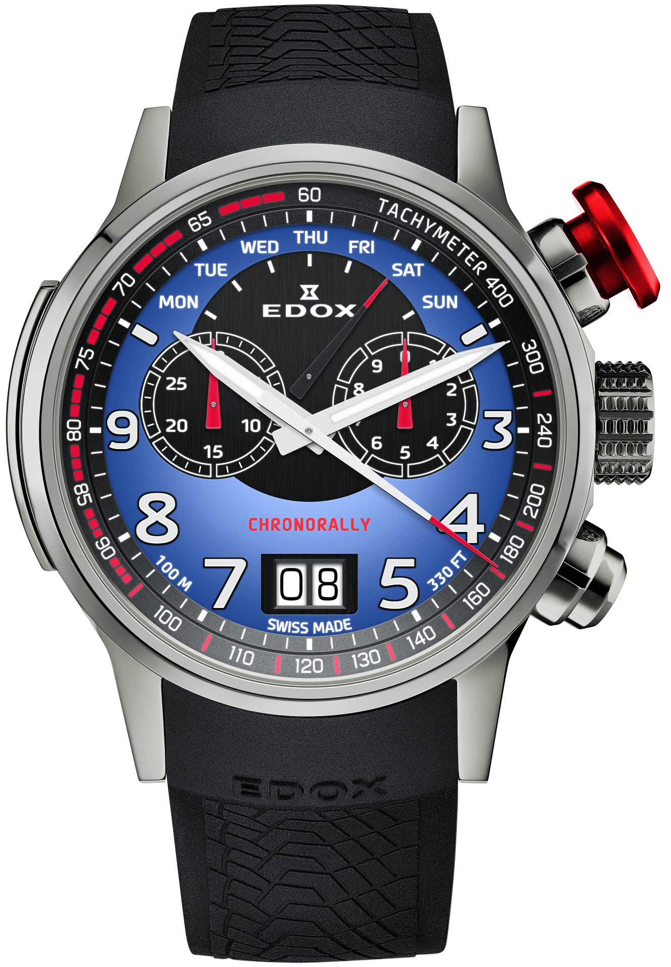 Edox Chronorally BMW M Motorsport Limited Edition Watch 38001 TINR BUDN Image 2
